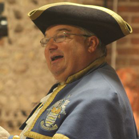 The Town Crier, Bob at The Glamour Club Event