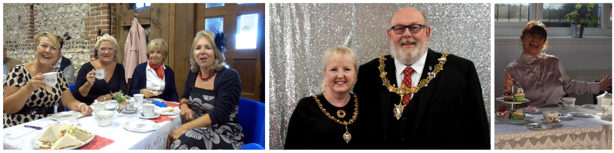 The Glamour Club volunteers
